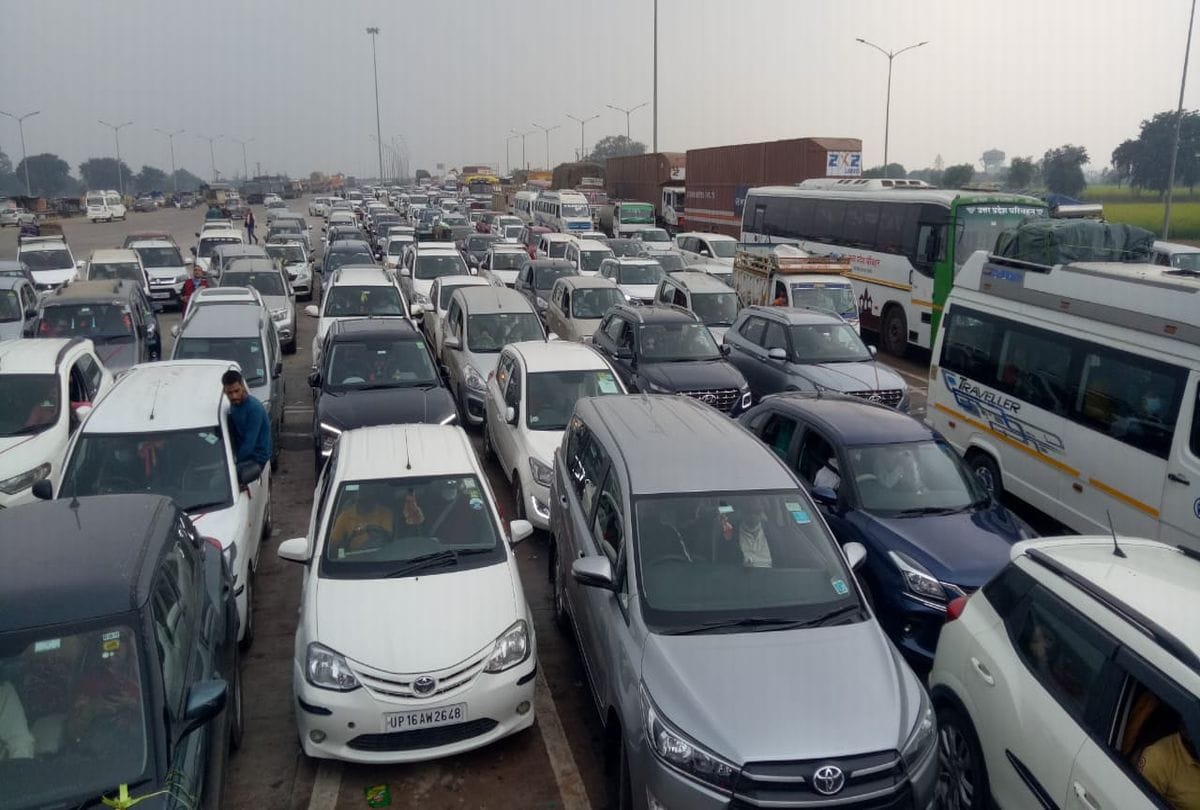 Kisan Andolan Today Latest News: Agra Yamuna Expressway Traffic Jam In Agra