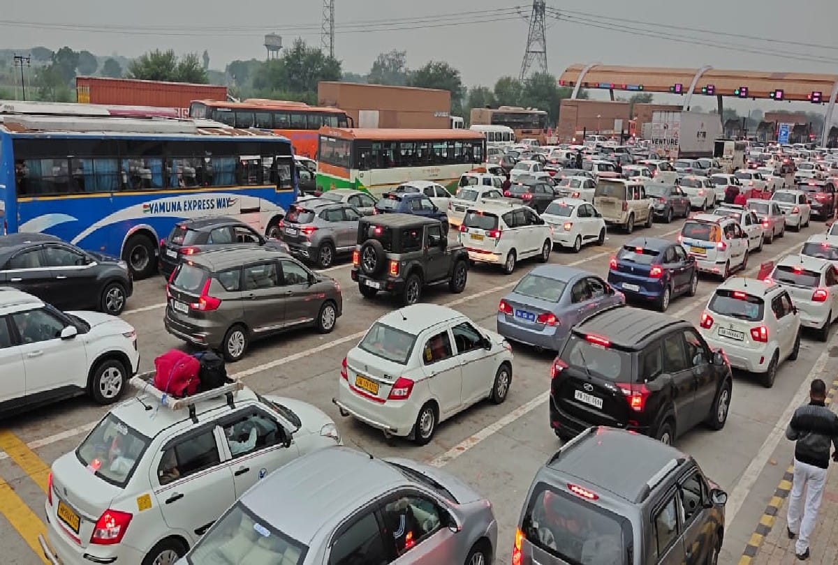 Kisan Andolan Today Latest News: Agra Yamuna Expressway Traffic Jam In Agra