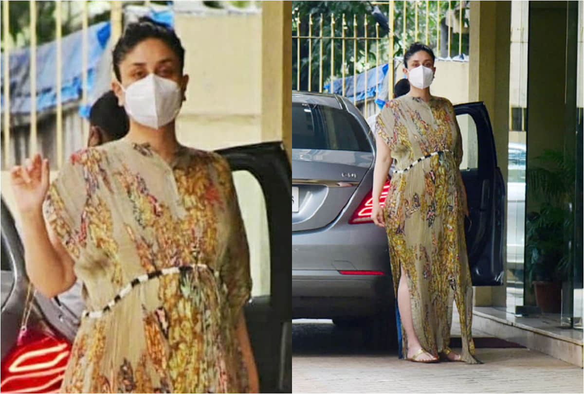 kareena kapoor again spotted in kaftan dress during second pregnancy