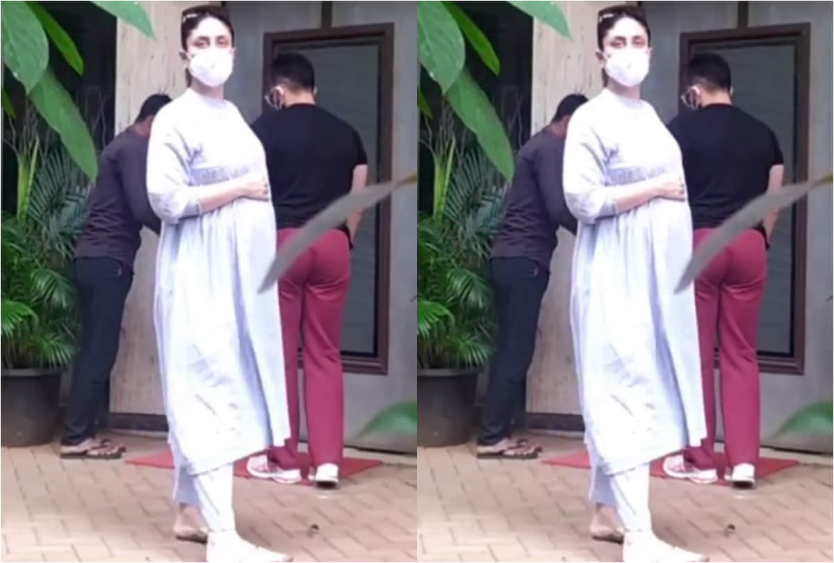 kareena kapoor again spotted in kaftan dress during second pregnancy