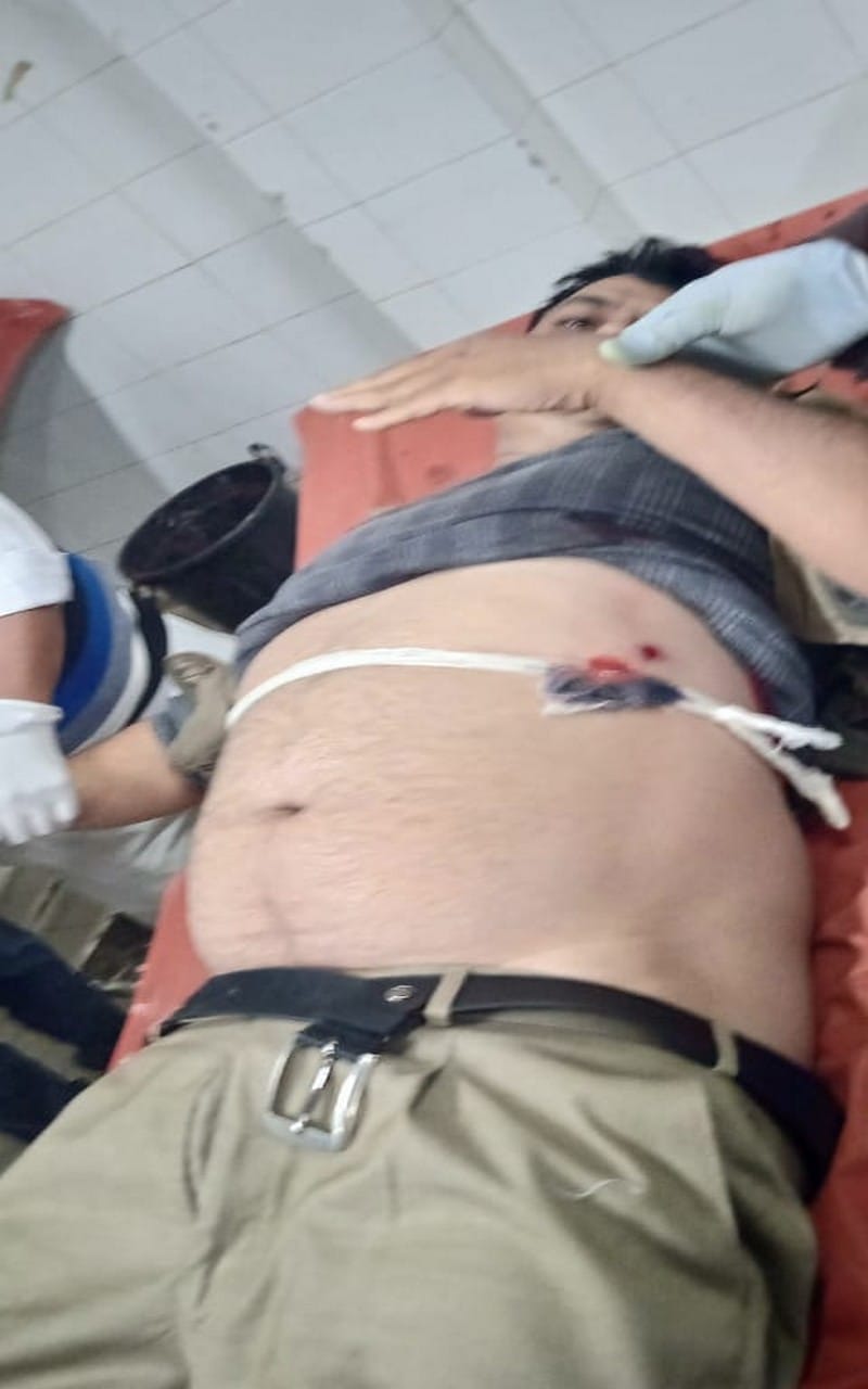 criminals vandalized shop by brawl in a bike collision dispute