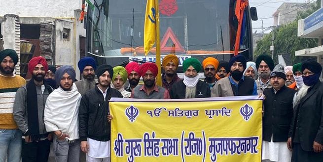 Sikhs left for Delhi in support of farmer movement