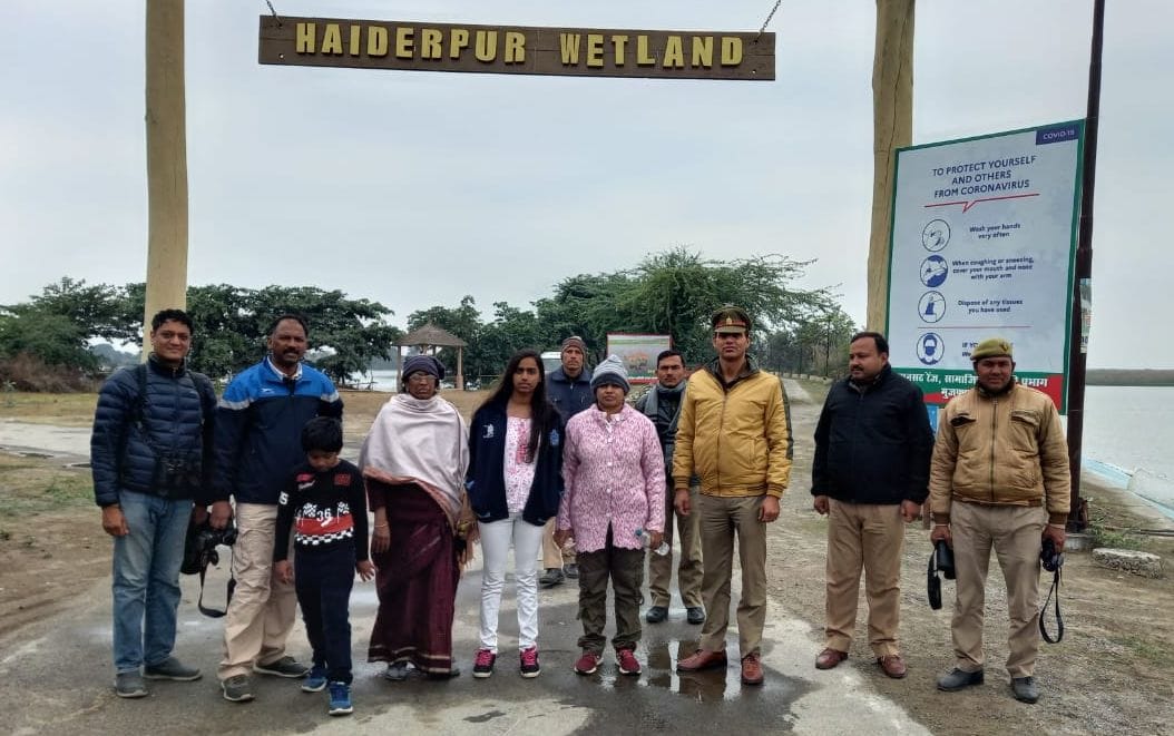Hyderpur Wetland inspected