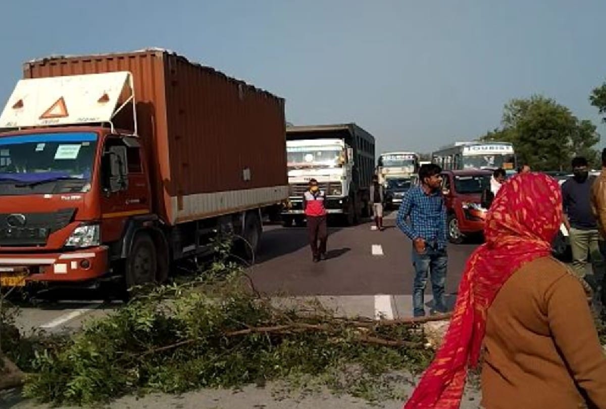 Kisan Andolan Today Latest News: Yamuna Expressway Traffic Jam Mathura Police Arrests Farmer Leader Rambabu Singh Kateliya