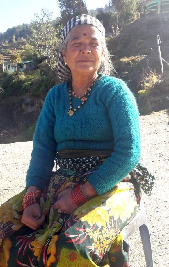 Five families of Josha feeling cold in tents