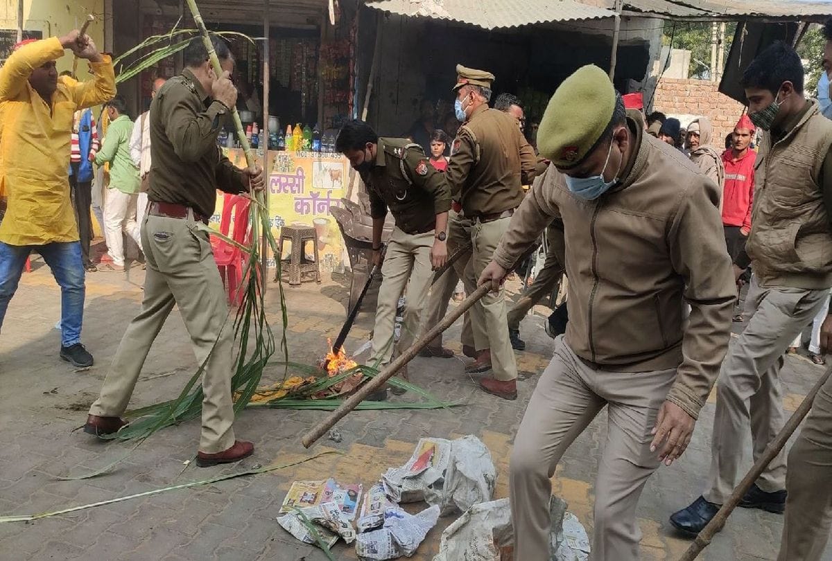Kisan Andolan Today Latest News: Samajwadi Party Workers protest in Mathura