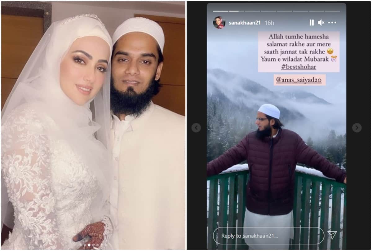 sana khan husband mufti anas honeymoon photo Radicals angry comments