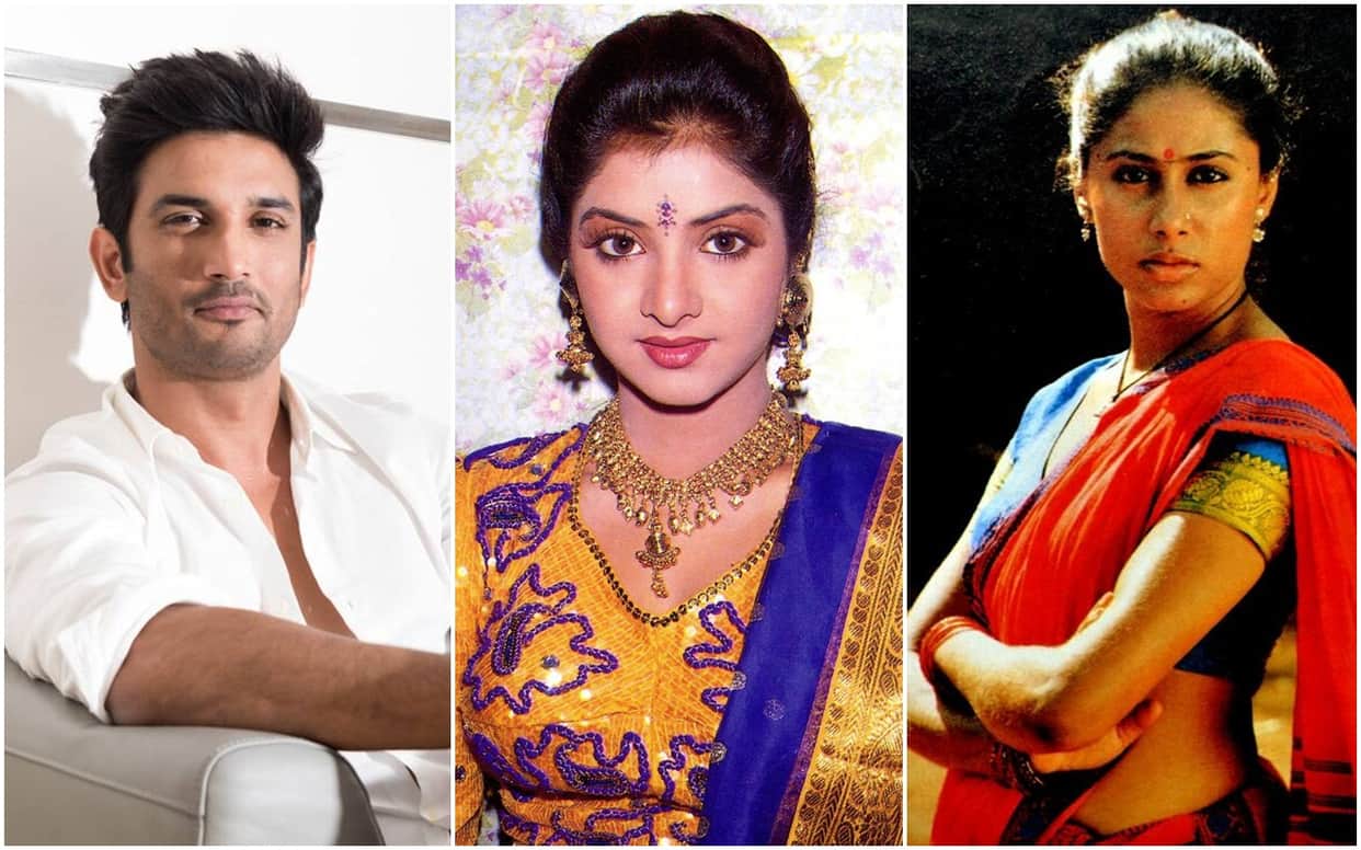 therse bollywood and television stars will be remembered always sushant singh rajput meena kumari smita patil and many more