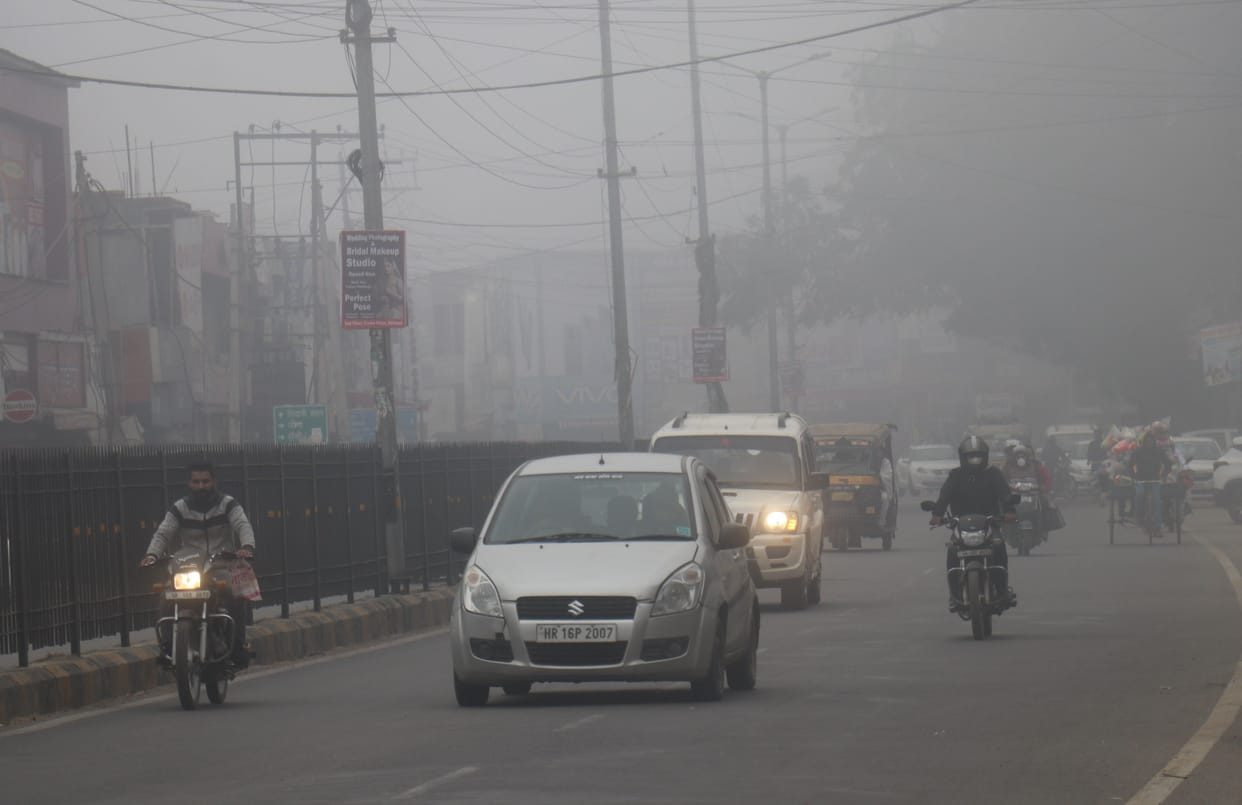 cold, minimum tempreture 6.4, fog