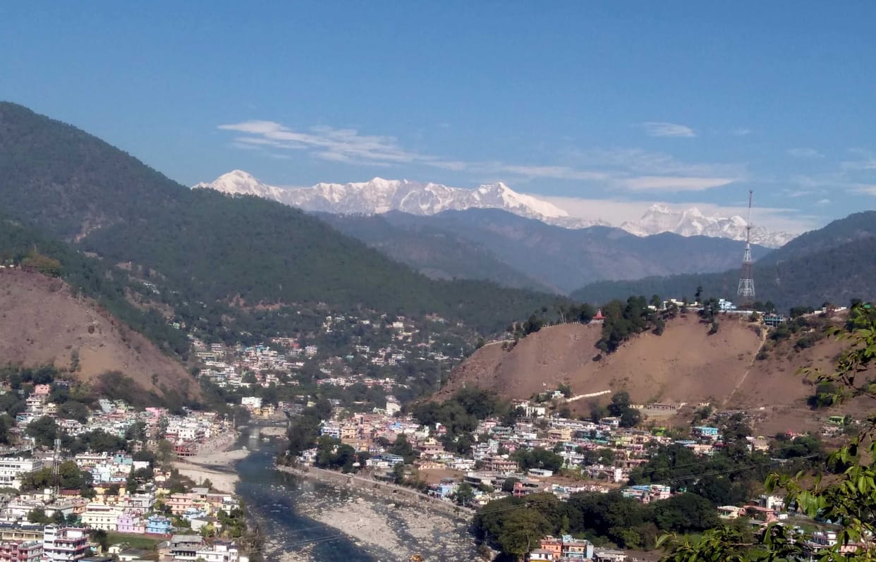 Beauty of Himalaya flourished due to clear weather