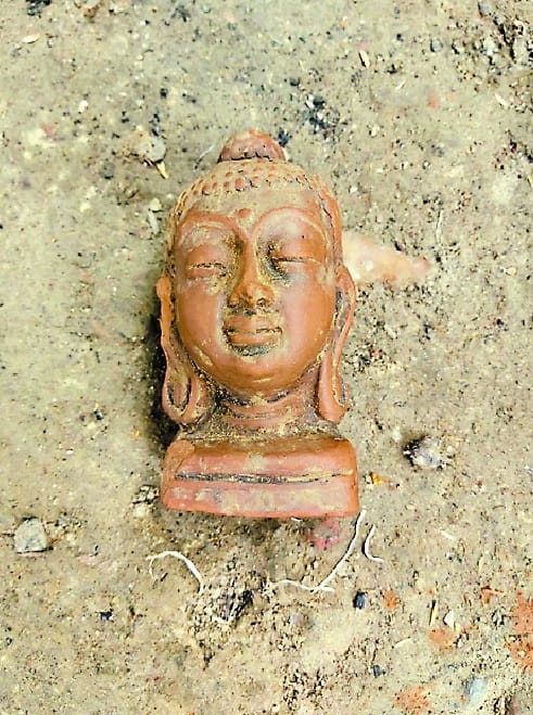 Mau children found statue of Lord Buddha on third day after getting coins in Garhwa Coat