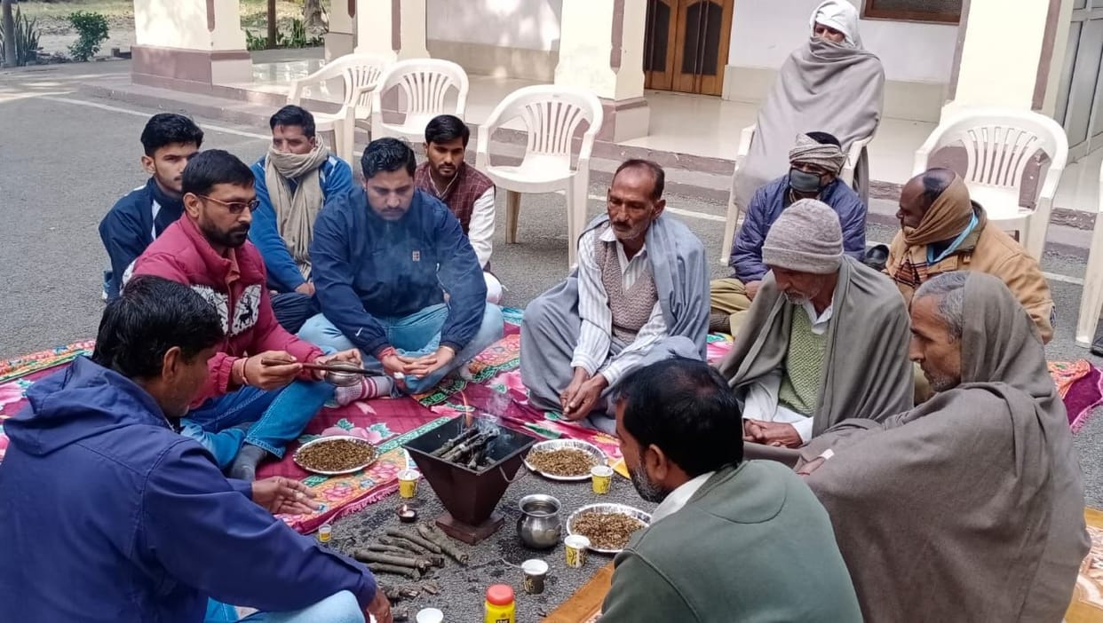 Yagya for government's wisdom purification and farmers' welfare