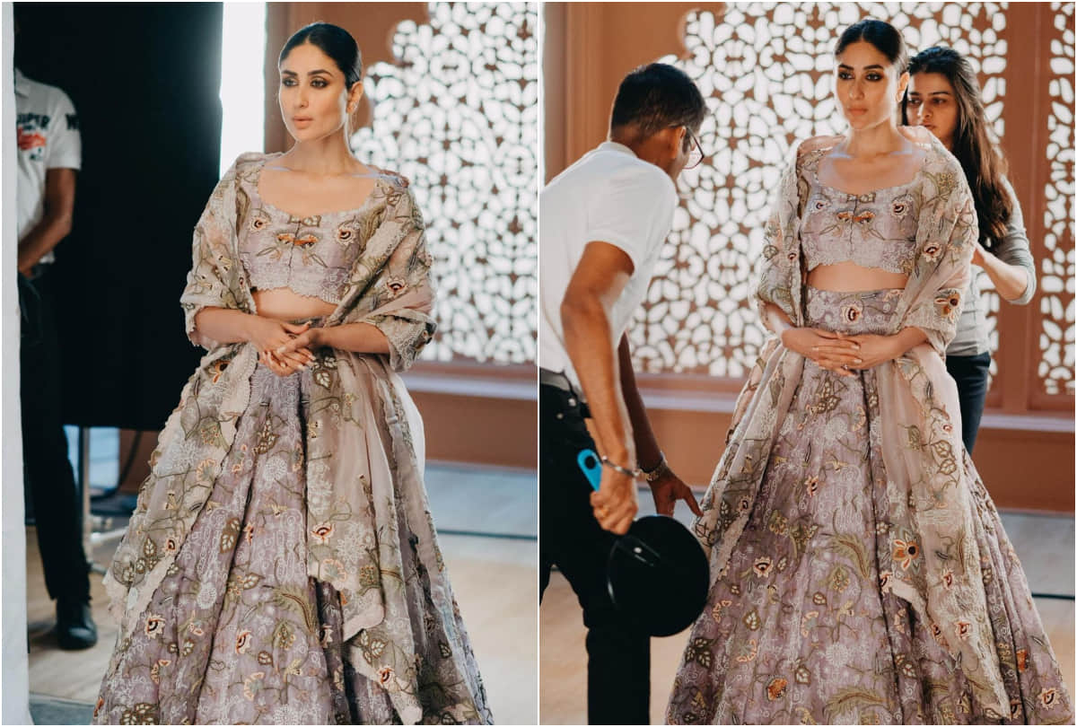 janhvi kapoor and kareena kapoor gorgeous look in beautiful lehenga