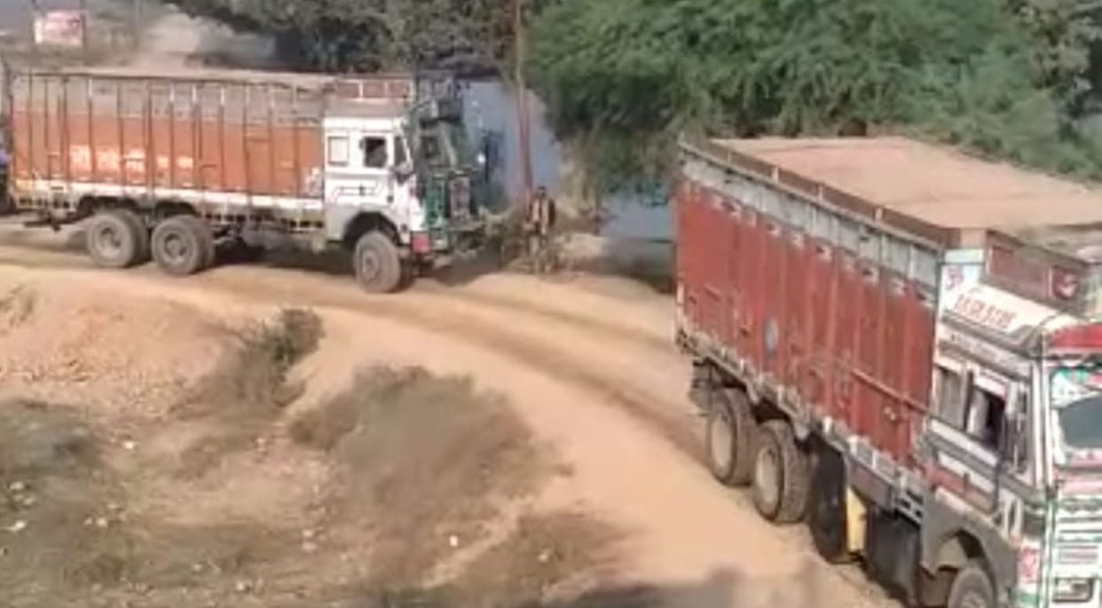 Overloading indiscriminately in Khaga tehsil mines
