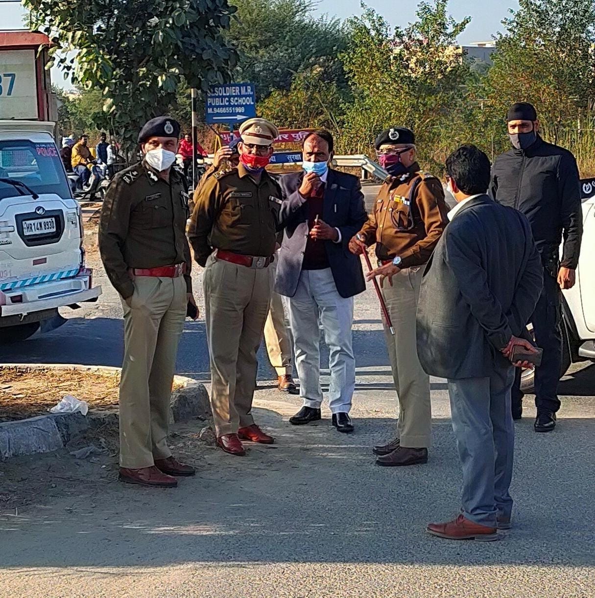 DGP took stock of the arrangements in Bahadurgarh regarding the farmer movement