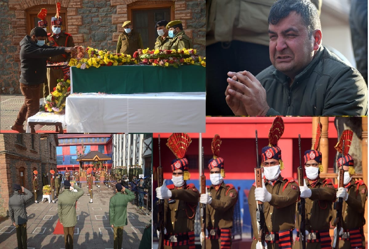 Jammu and Kashmir WREATH LAYING CEREMONY Constable Manzoor Ahmed