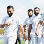 टीममेट्स के साथ अजिंक्य रहाणे
