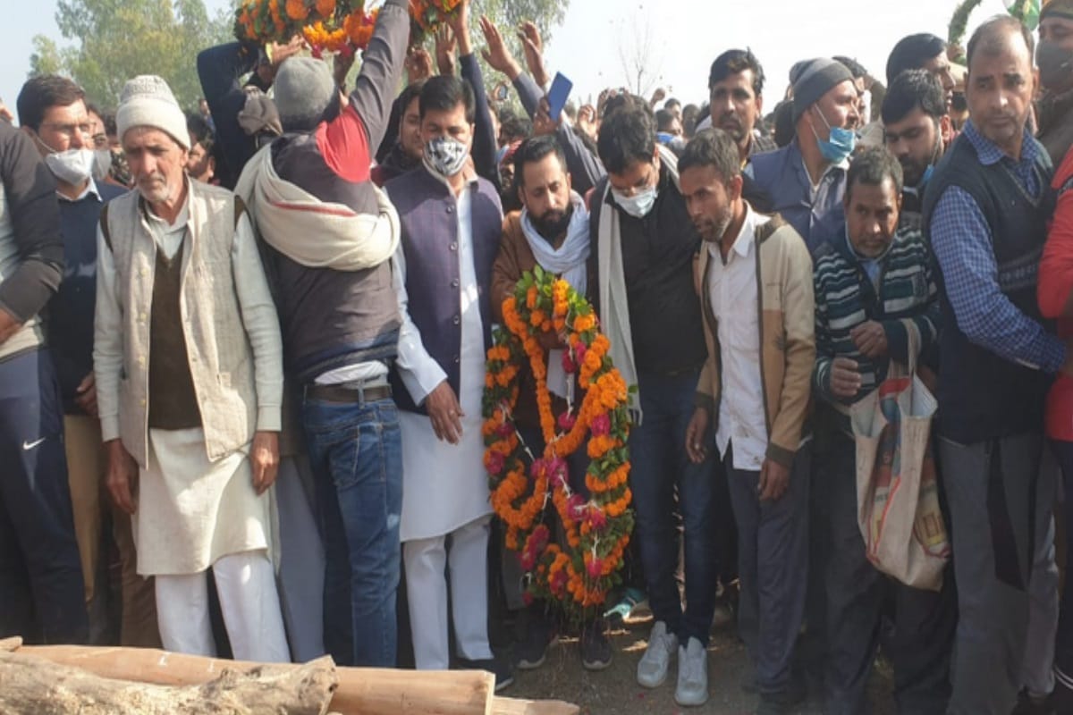 Salute to the martyrdom: mass gathering to pay tribute to martyr Vikas Kumar in Muzaffarnagar