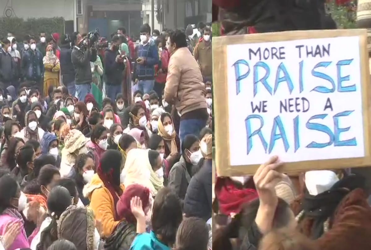 Delhi AIIMS nurses strike live updates nursing staff say we feel sorry for patients but we are helpless