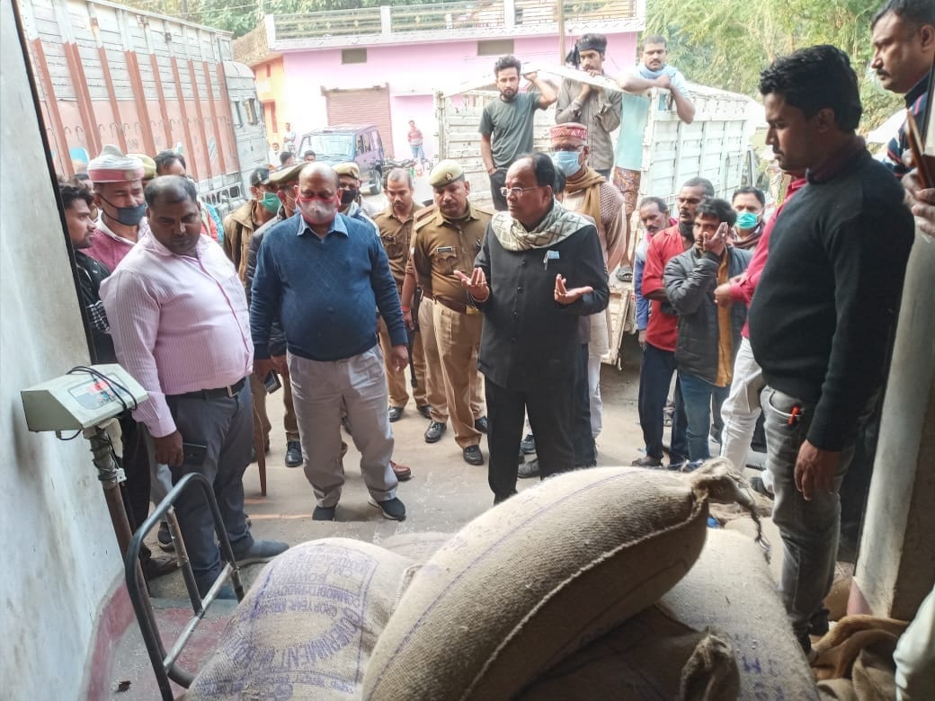 MLA inspected SMI godown