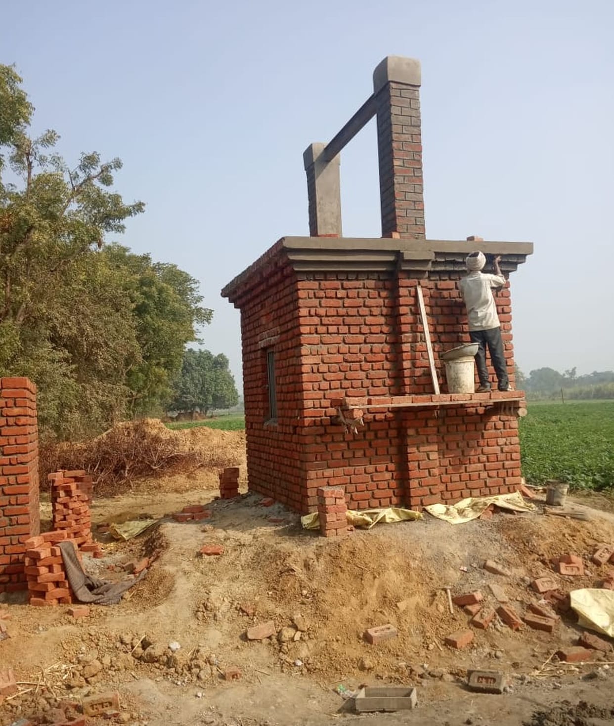 Construction of state tube wells without tendering