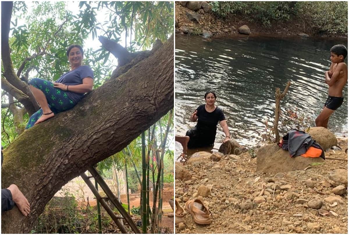 divya datta found a beautiful place to stay and will say bye bye to 2020 in the lap of nature