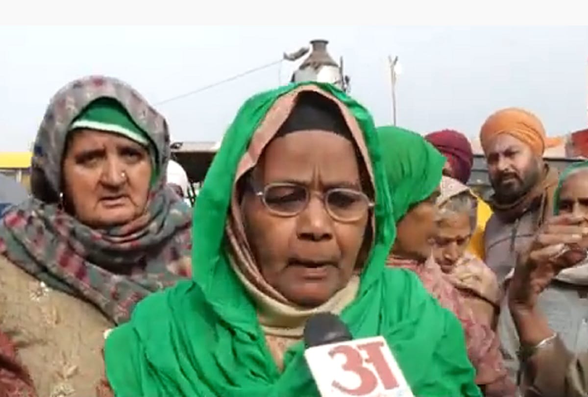farmers protest in delhi Women in support of farmers at Singhu Border