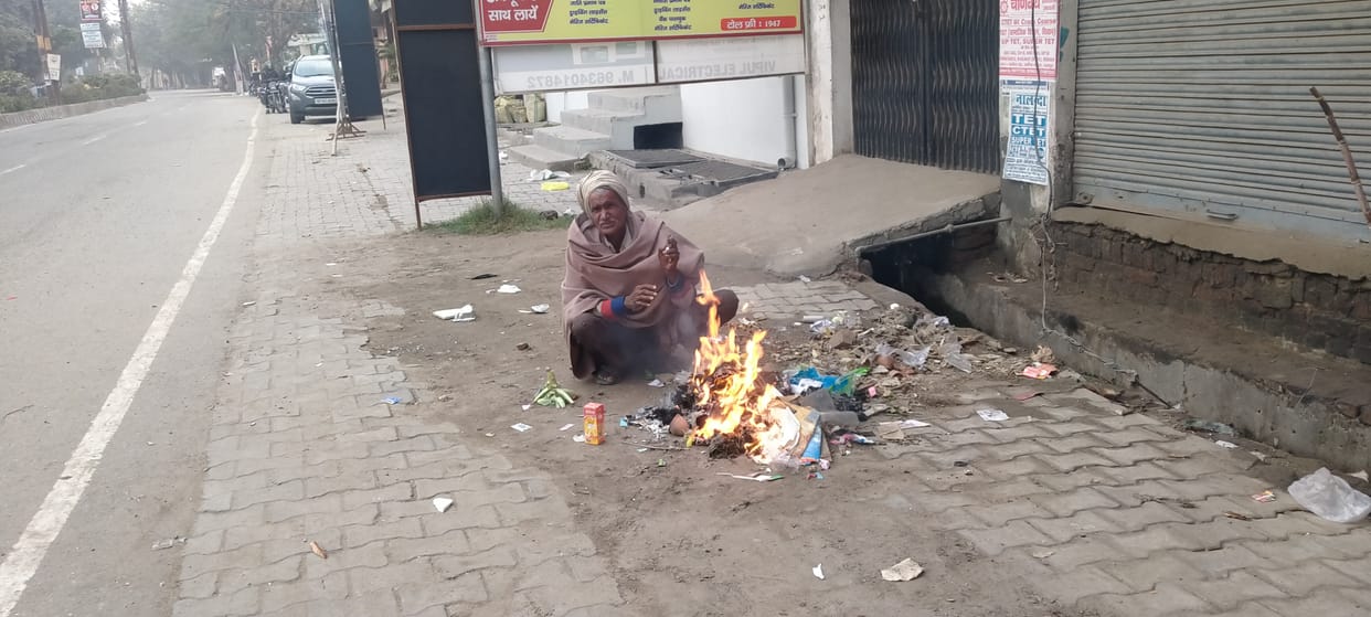 Garbage forced to heat up