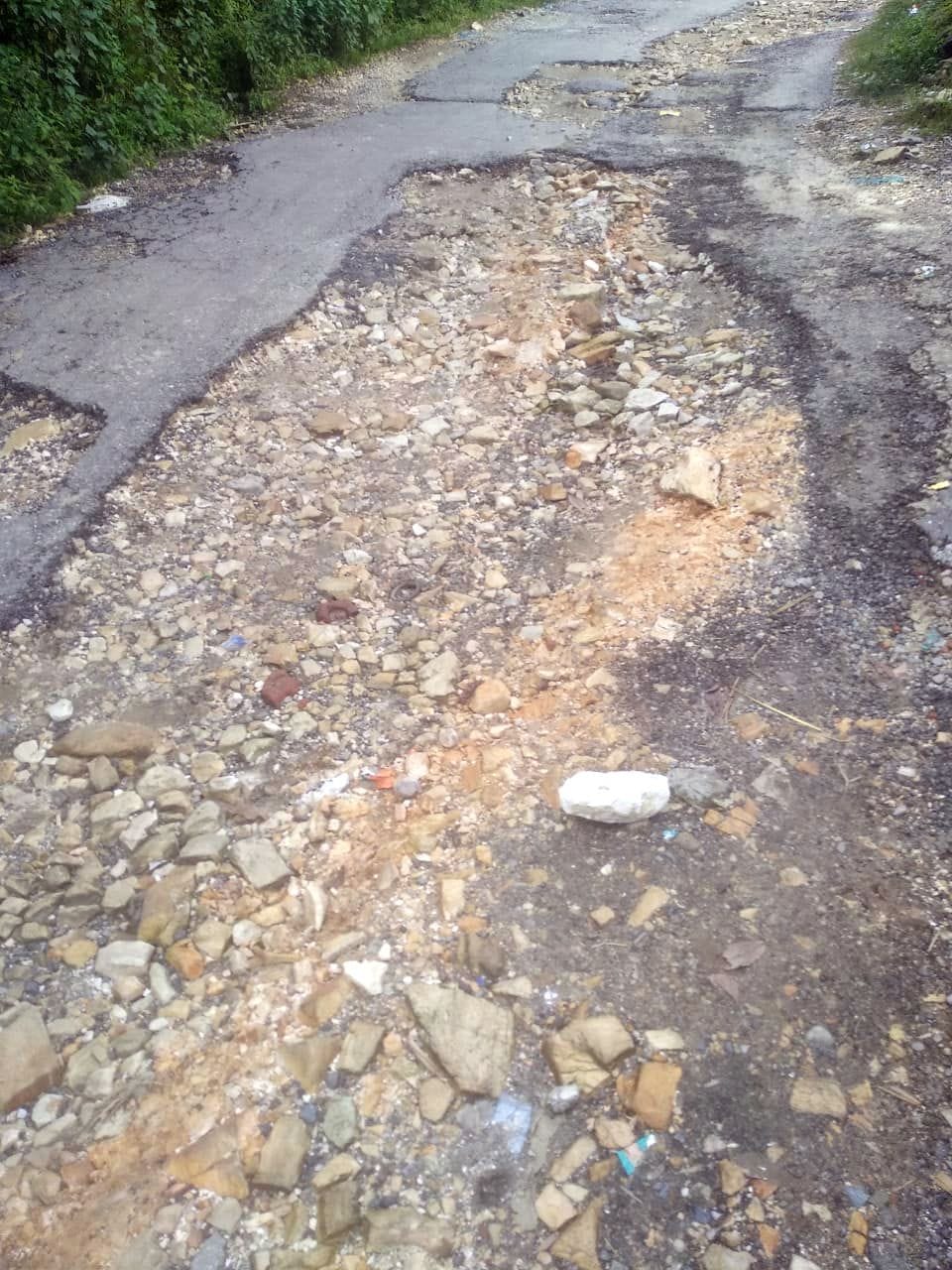 Outrage over the plight of land-Pankhu Dharamghar road
