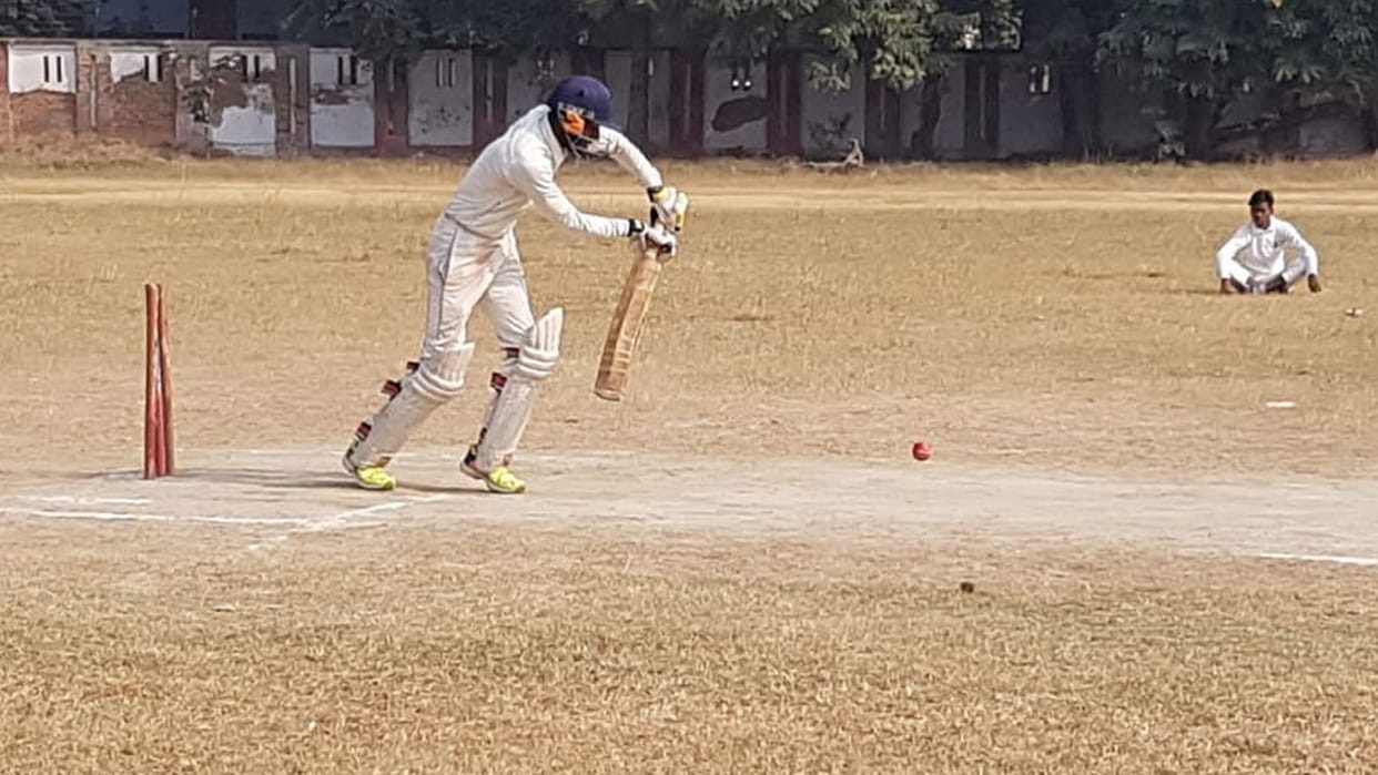 Stadium A team beat B by 13 runs