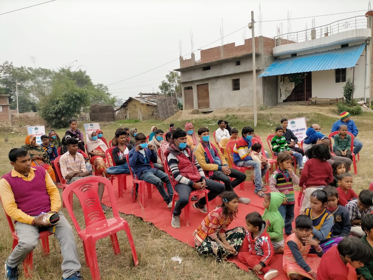 Aware of financial literacy of villagers through street play