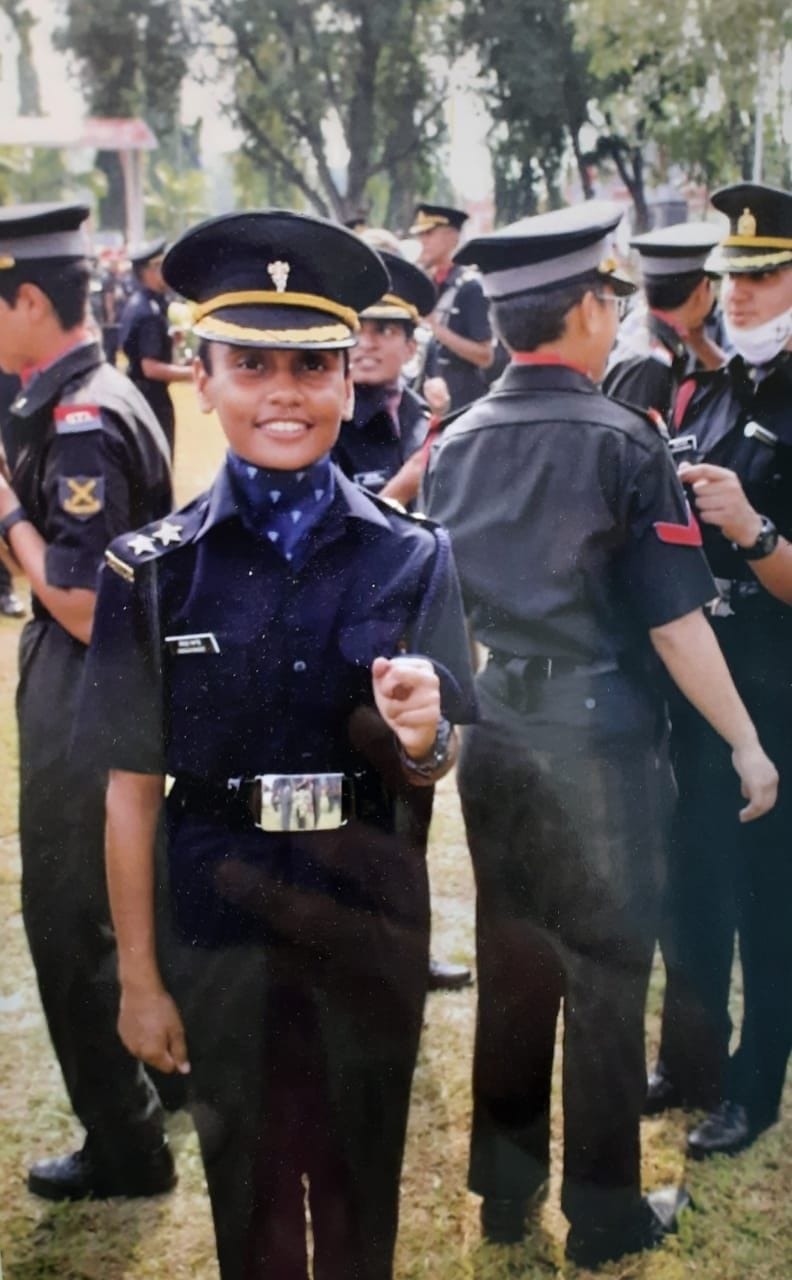 Sneha, who was a systems engineer at Infosys for a year and a half, became a lieutenant in the army