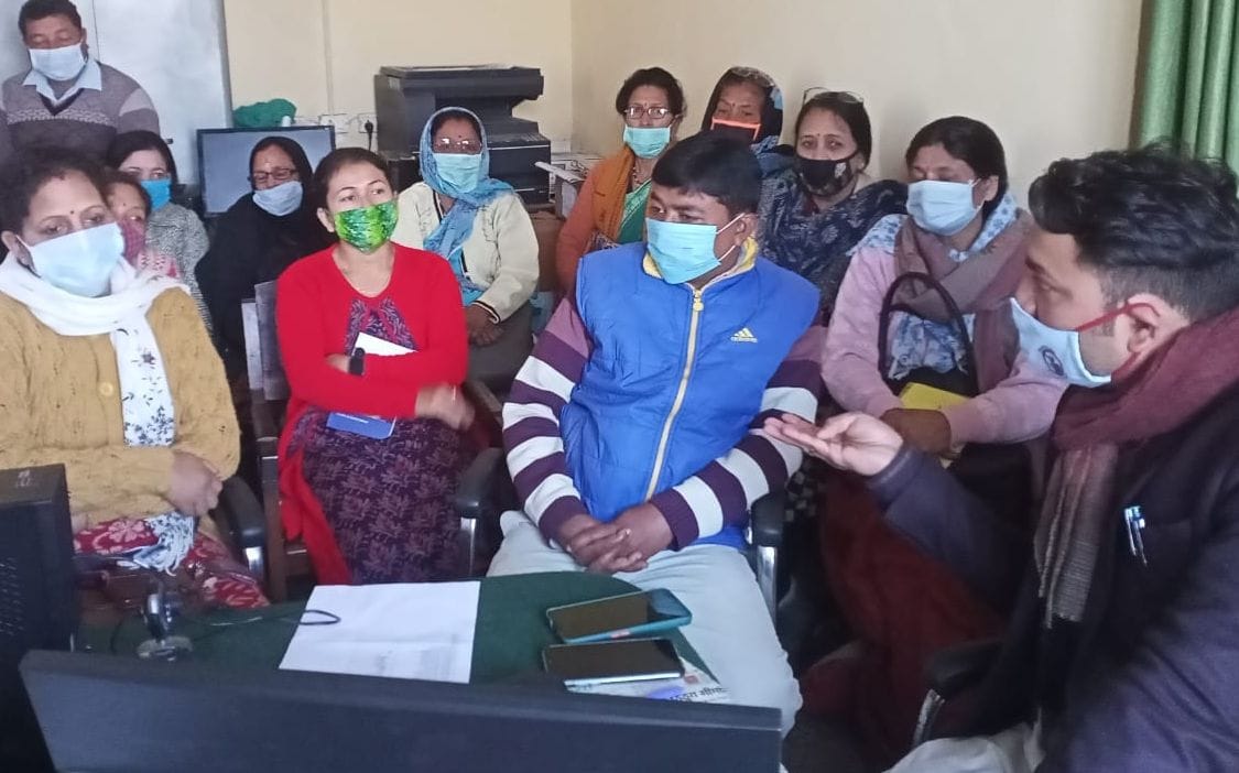 Kovid vaccination training given to health workers