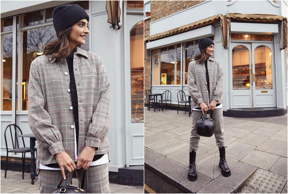 sonam kapoor enjoy winter with husband in london stylish look gives major fashion goals