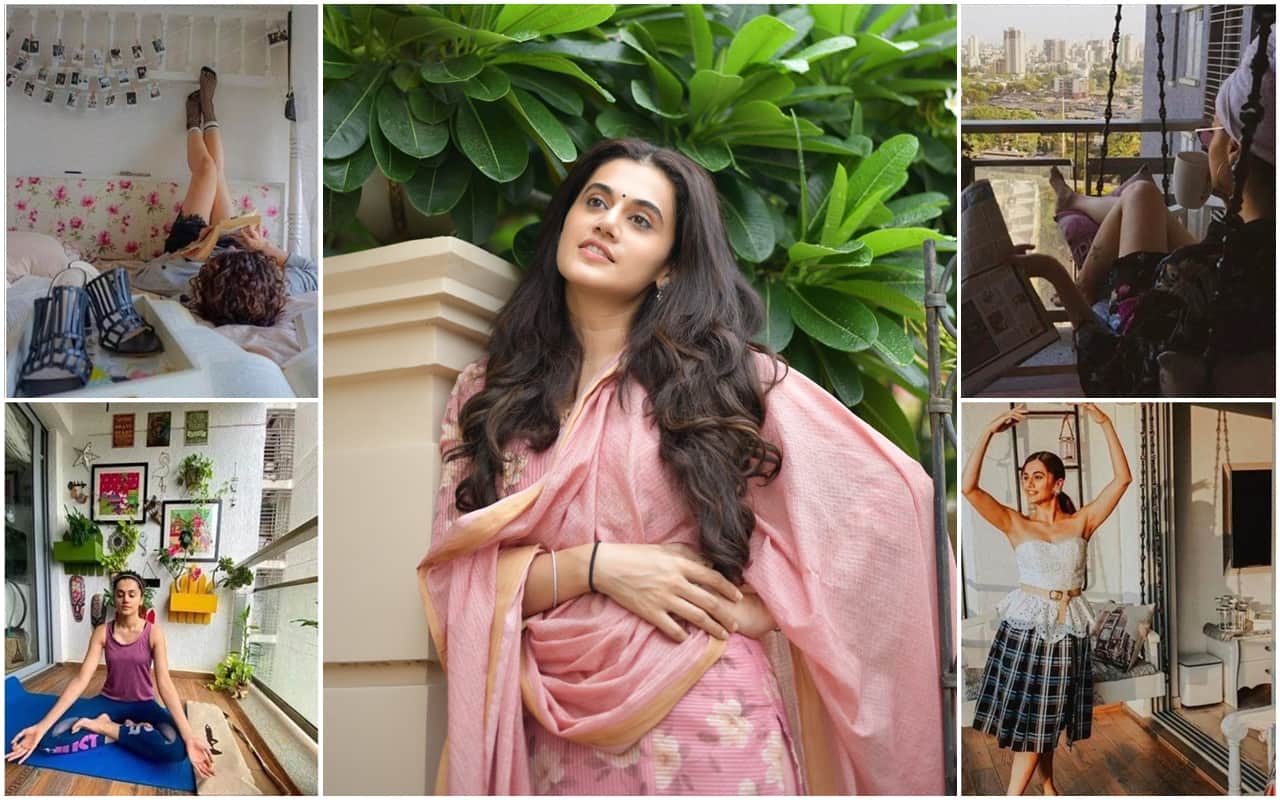 Taapsee Pannu Mumbai House Inside pictures After Income Tax raid