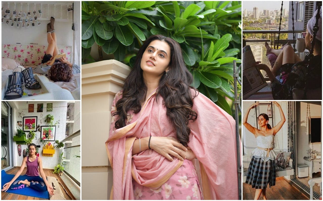 Taapsee Pannu Mumbai House Inside pictures After Income Tax raid