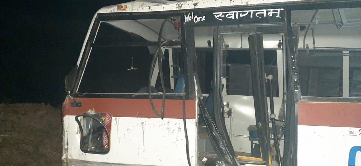 Returning after funeral, bus overturned, death of a relative