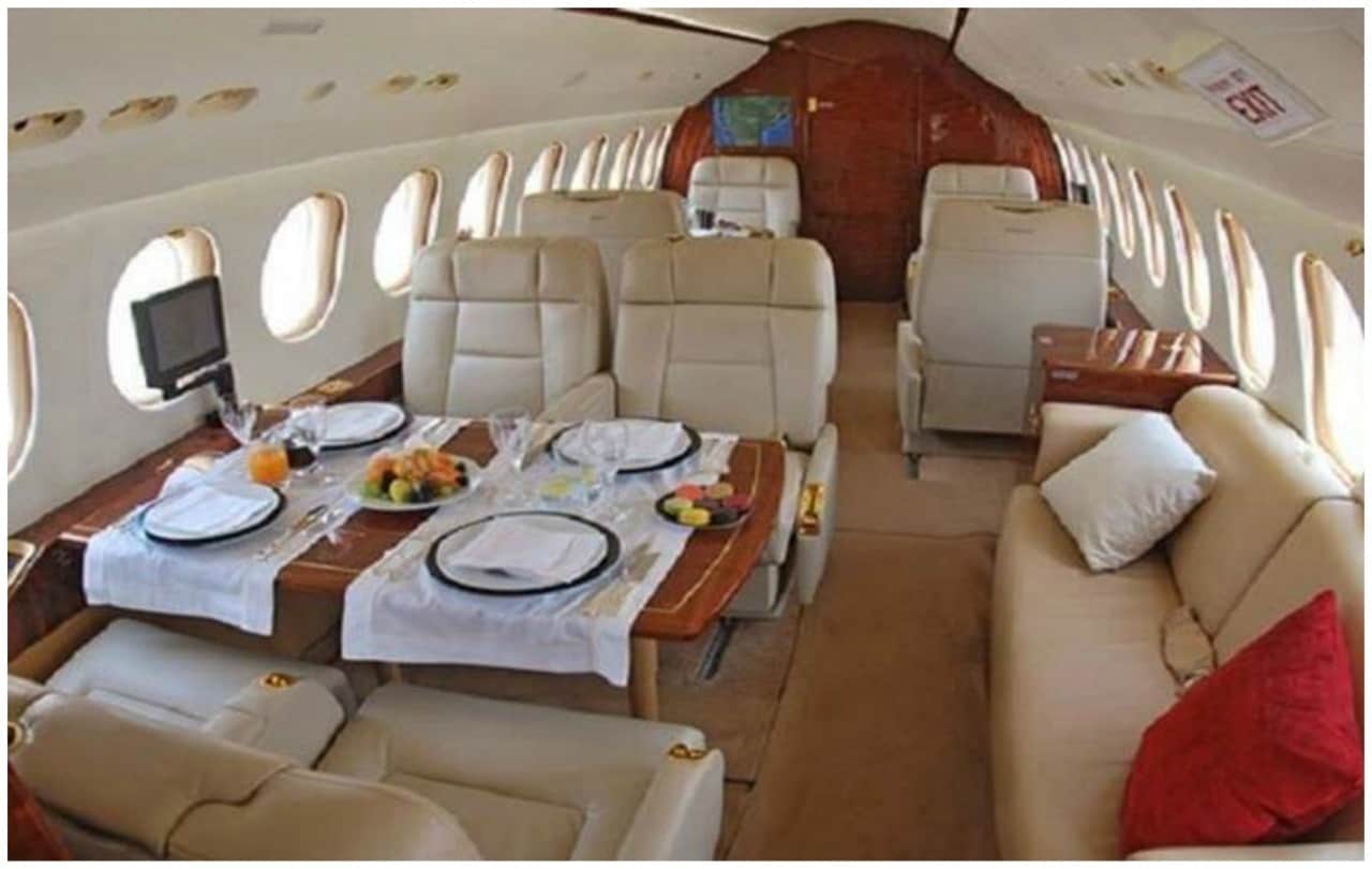 Nita Ambani Private Jet: Mukesh Ambani Wife Nita Ambani Luxurious Private Jet Pictures