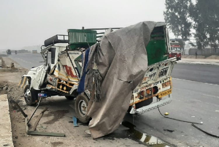 Three dead including two child, nine injured in Road accident in Panipat
