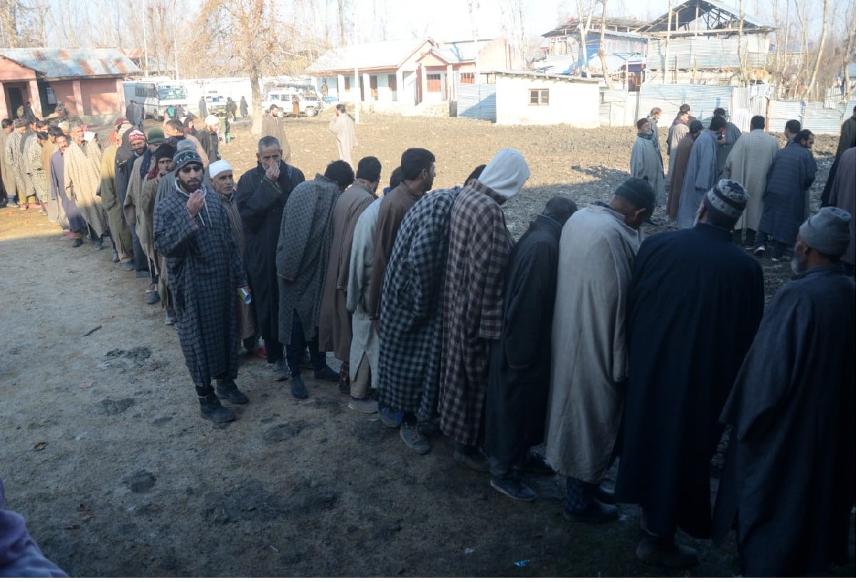 Jammu Kashmir DDC Election update Polling of seventh phase of District Development Council DDC elections