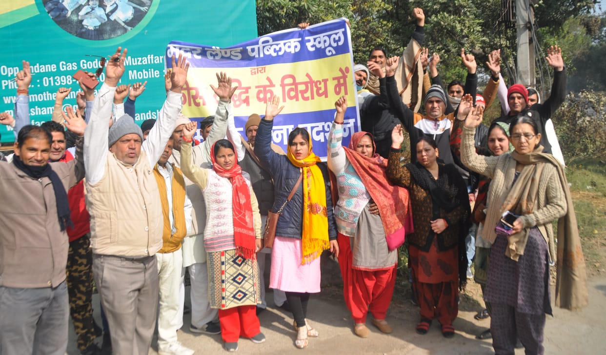 Parents protest against fee hike