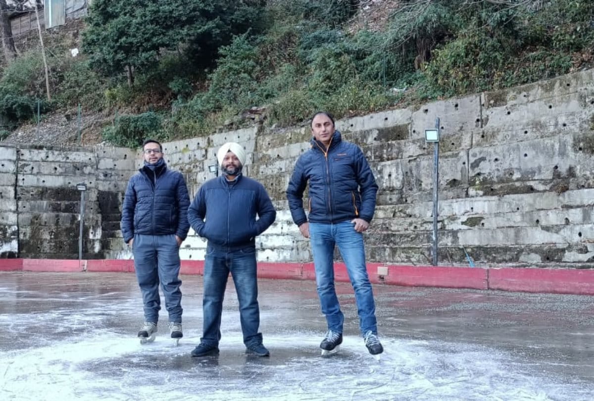 Himachal News: Trial success for ice skating in shimla