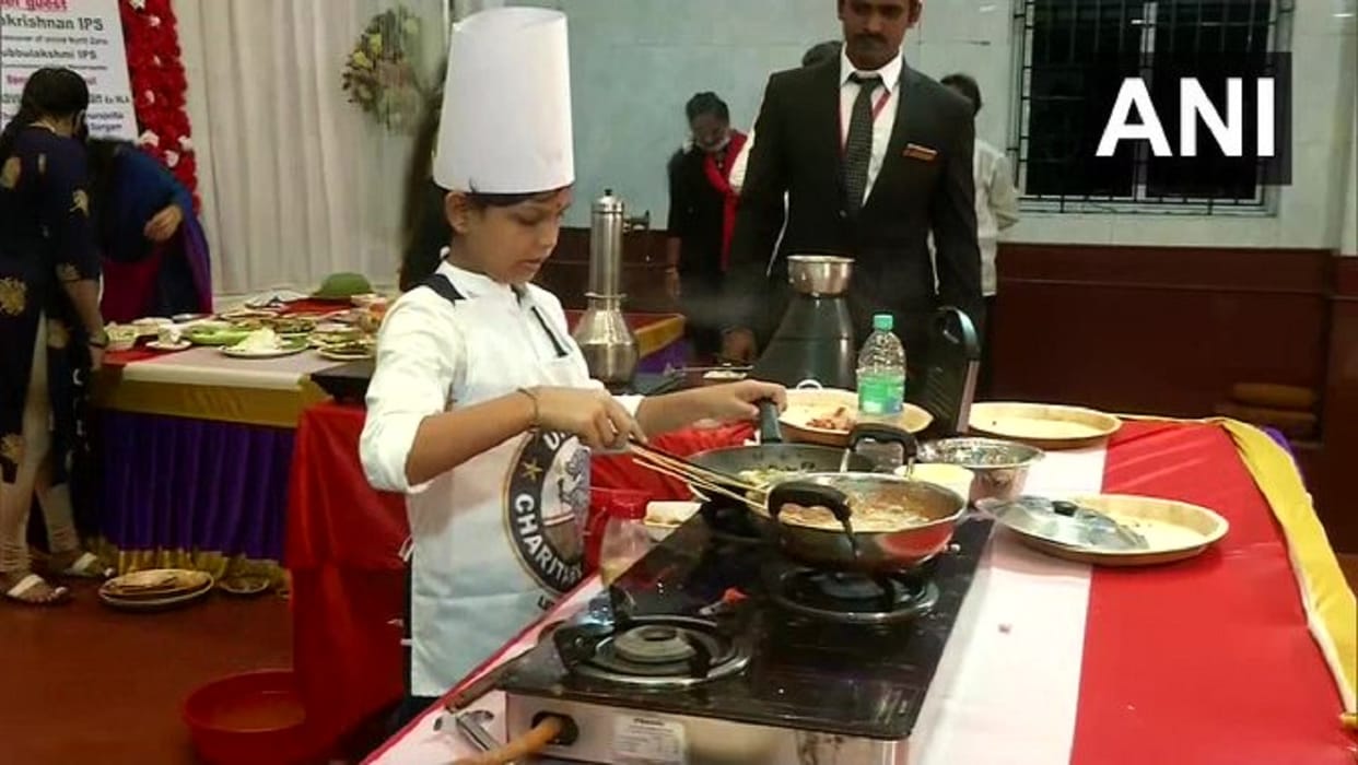 SN Lakshmi Sai of Chennai cooked 46 dishes in 58 minutes and got her name in the Unico Book of World Records