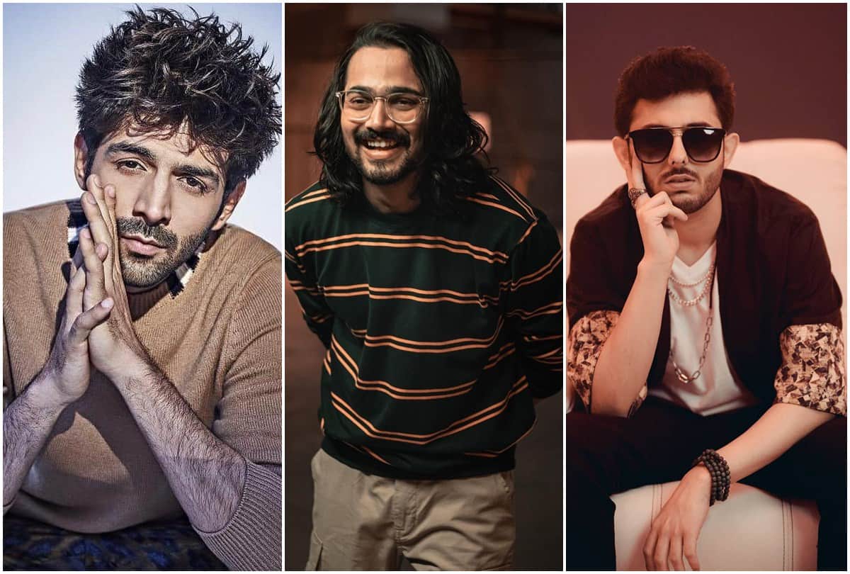 2020 top youtuber list Kartik Aaryan carryminati Bhuvan Bam and Badshah are in top