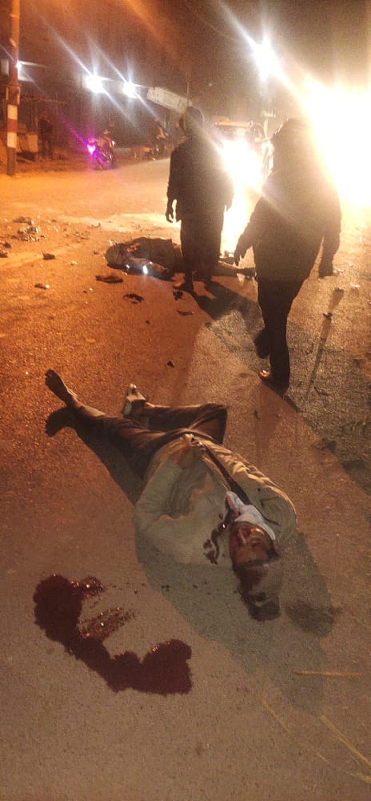 One killed in two bike collision four injured including two policemen in azamgarh up