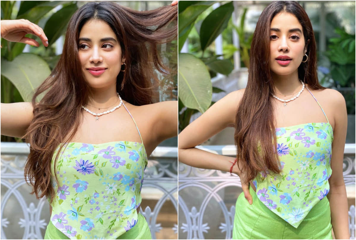 janhvi kapoor wear 3k scarf top for kareena kapoor radio chat show