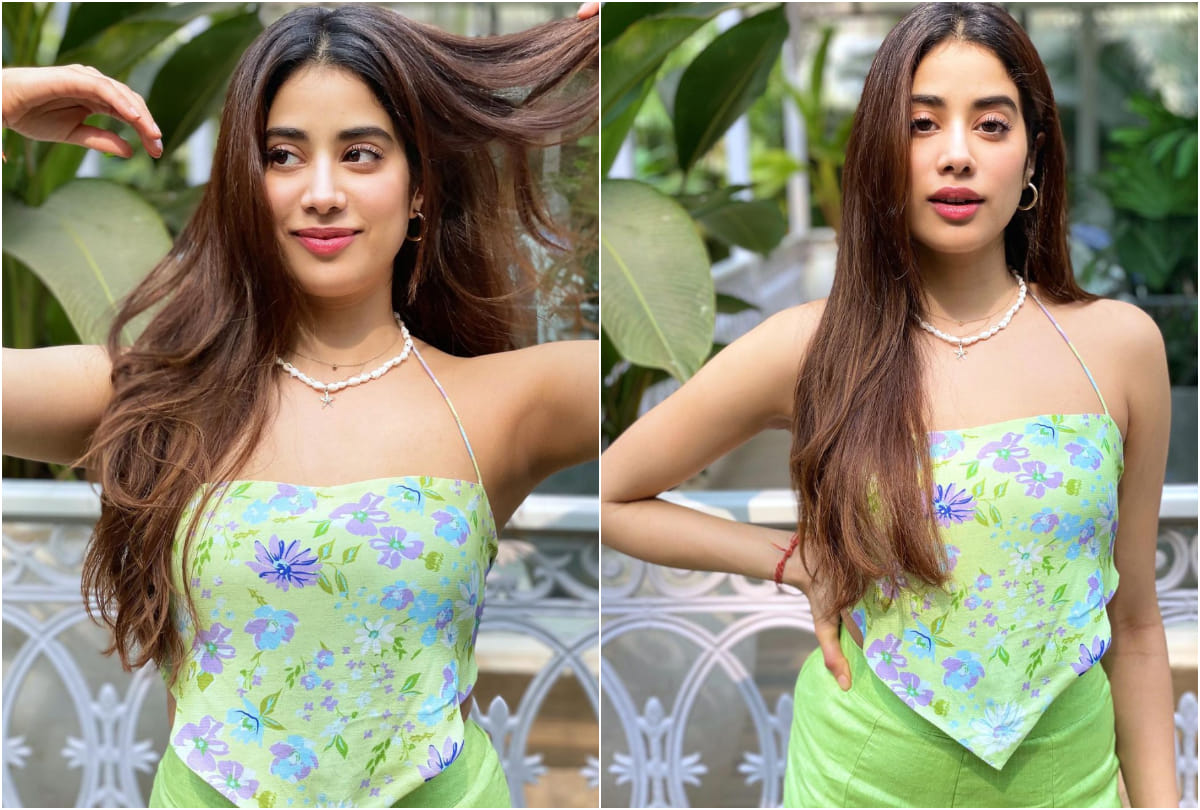 janhvi kapoor wear 3k scarf top for kareena kapoor radio chat show