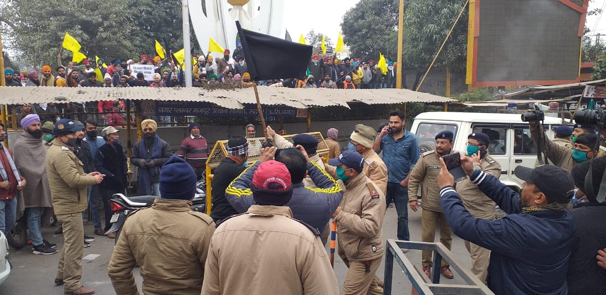 uttarakhand news : BJP sangthan kisan rally in rudrapur not successful