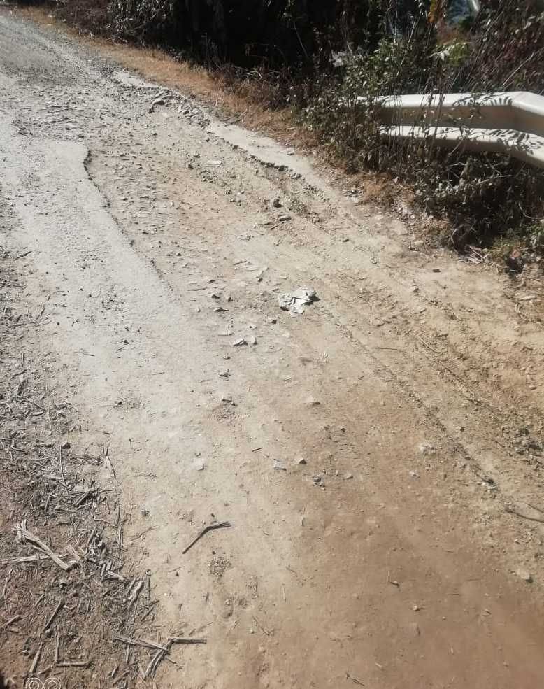 Bad Road in Dhalan to Khunauli