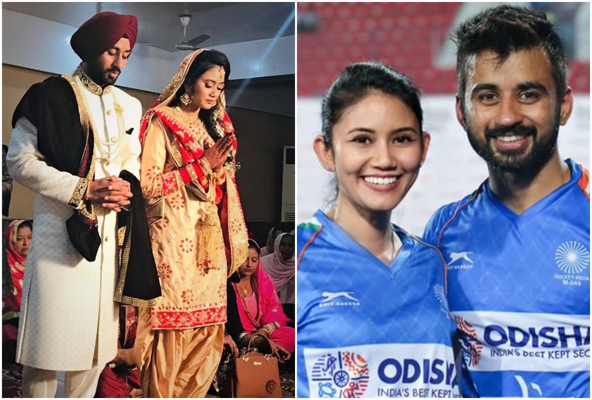 Indian Hockey Team Captain Manpreet singh married with malaysian girlfriend illi sadiqque